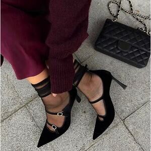 ZARA Pointed Toe High Heels NWT